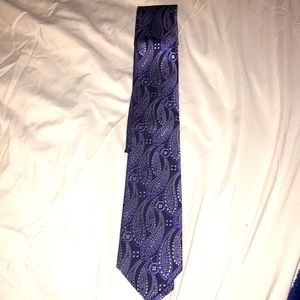 New Saks Fifth Avenue Navy Blue Tie